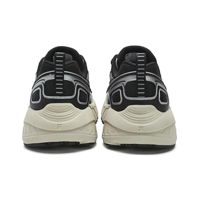 FILA FUSION CRED Leader Cushioned Slip Resistant Low Top Casual Running Shoes Men's White Black-3