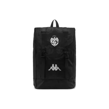 Kappa Polyester Backpack Unisex Black & White