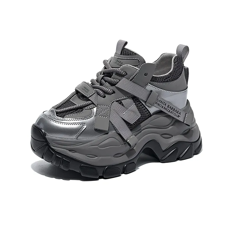 SANTA BARBARA POLO & RACQUET CLUB Breathable Low-Top Chunky Sneakers Women's-2