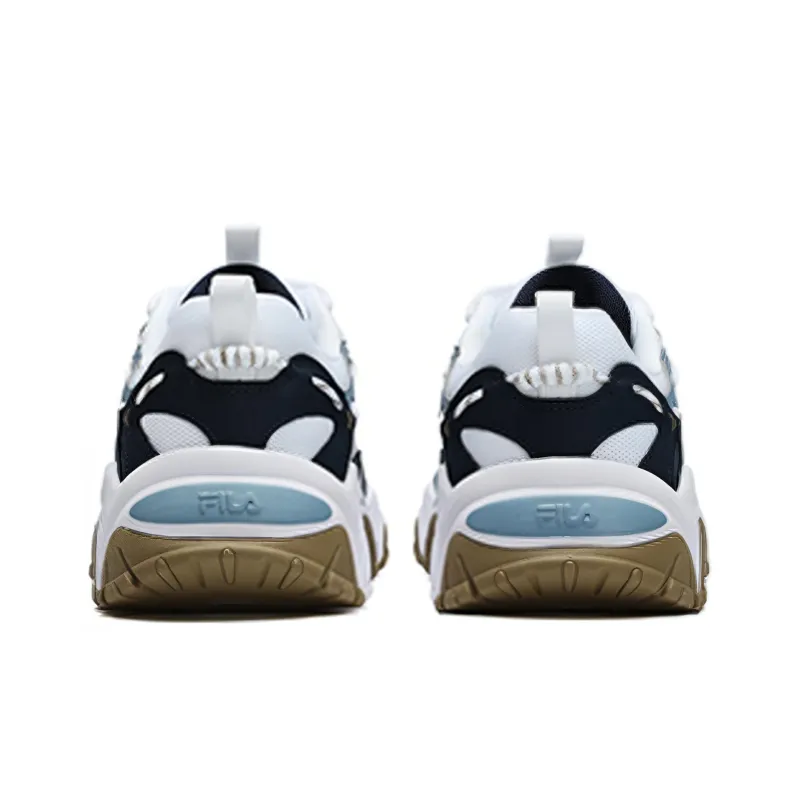 FILA Fluid 4 Sneakers 'White Blue'-3