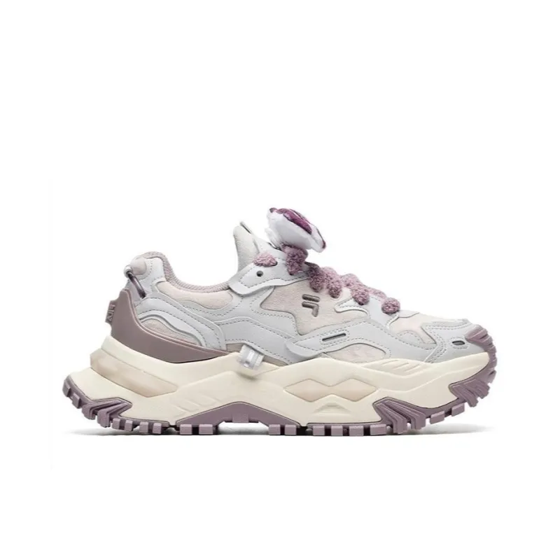 FILA FUSION Bianco Sneakers 'White Purple' Women's-1