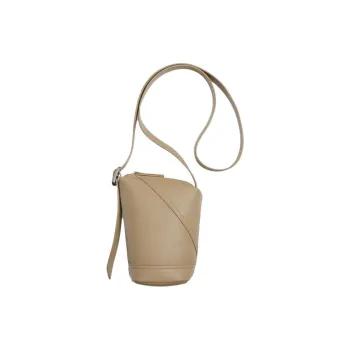 ZARA Artificial Leather Shoulder Bag Crossbody Bag Men's Tan