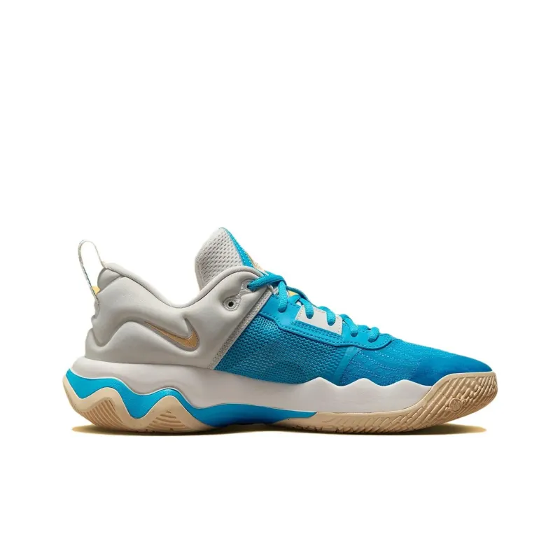 Nike Giannis Immortality 3 Letter Bro Durable Breathable Low Top Basketball Shoes Men's Blue White-1