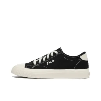 FILA Classic Kicks Skateboard Shoes Unisex Low Top Black/White