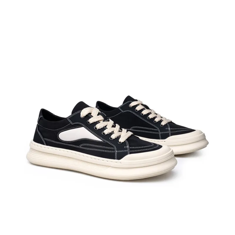 YEDANI Breathable And Wear resistant Low Top Canvas Shoes Men's-2