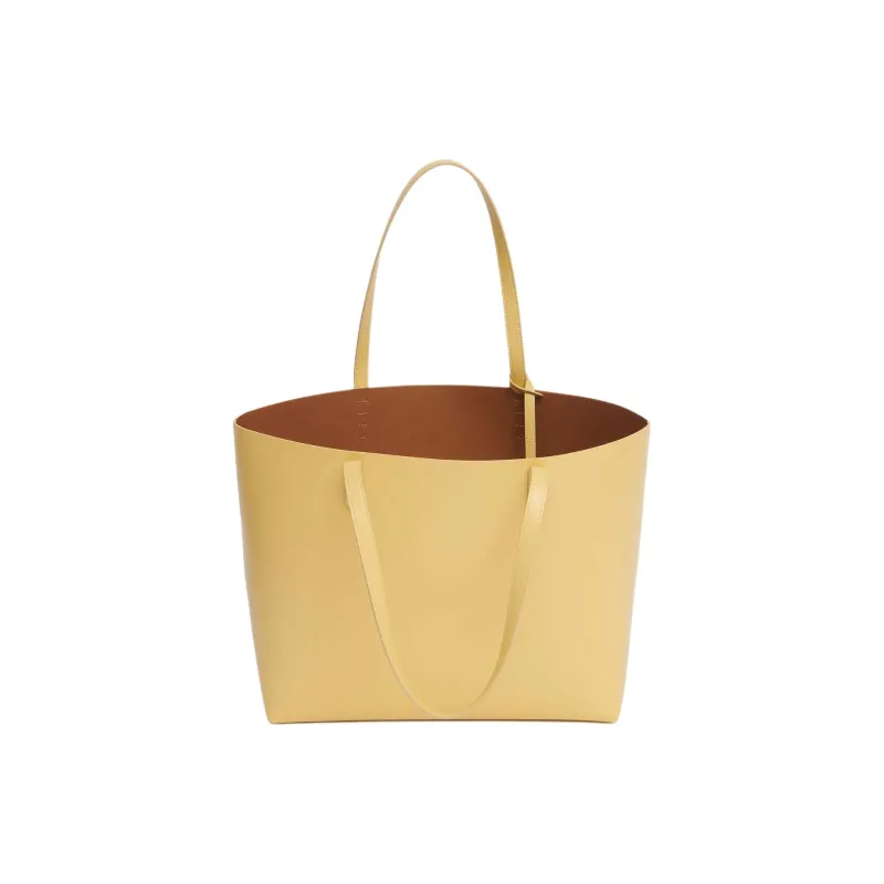 MANSUR GAVRIEL Polyurethane Tote Bag Shopping Bag Handbag Large Size Women's Yellow-2