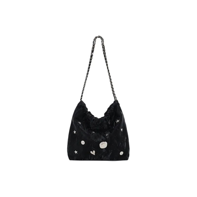 JANE KLAIN PU Shoulder Bag Tote Bag Shopping Bag Shoulder Bag Women's White/Silver/Pink/Black-20