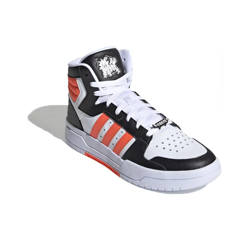 Adidas Neo Entrap Mid Shoes 'White Black Orange'-2