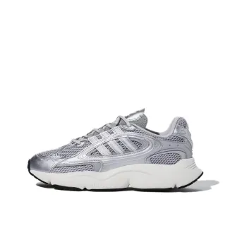 Adidas Originals Ozmillen Cushioning Slip Resistant Low Top Casual Running Shoes Men's Silver White
