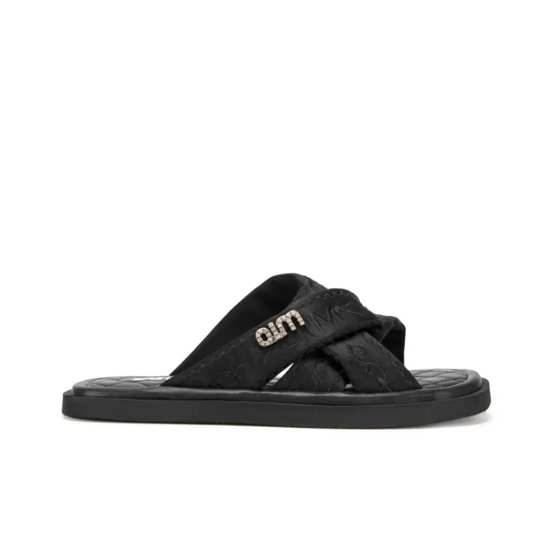 MIO Slide Slippers Women's Black-1