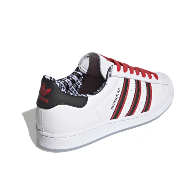 Adidas Originals Superstar Cloud 'White/Core Black/Red'-3
