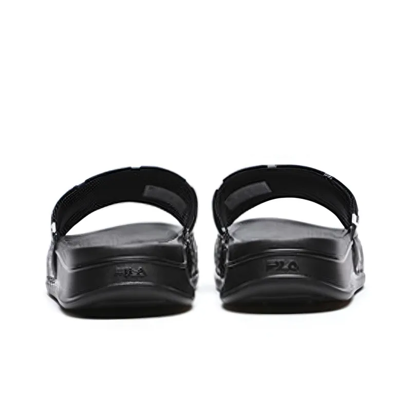 FILA FUSION Como Slippers 'Black White' Women's-4