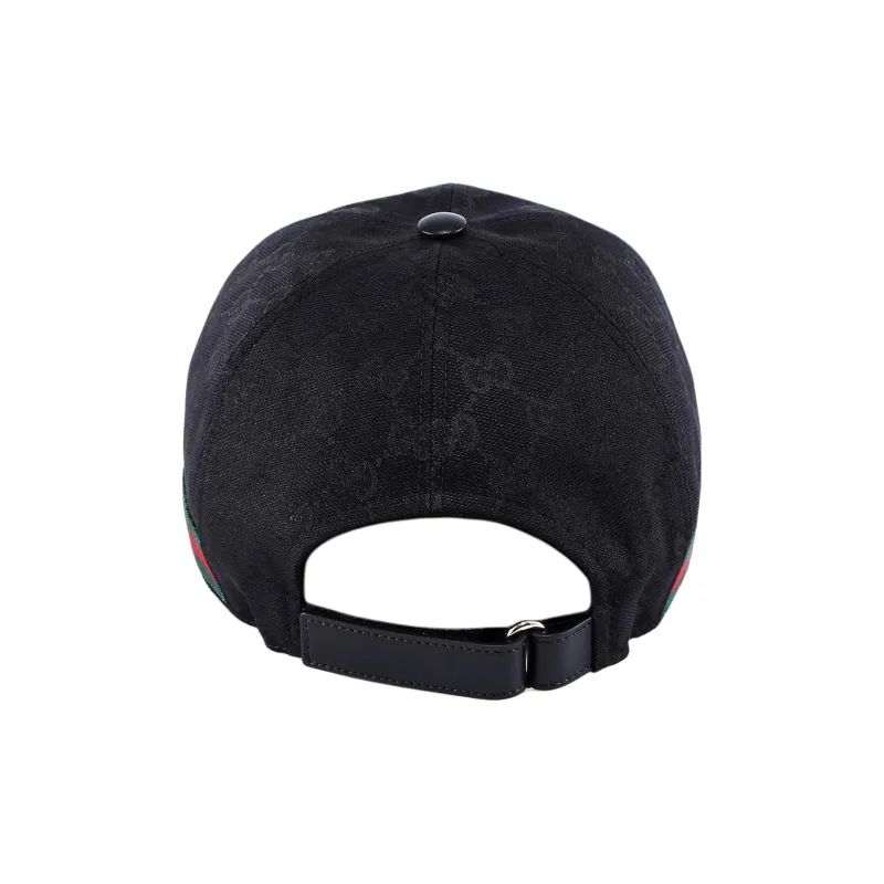 GUCCI Polyester Baseball Caps Women's Black-2
