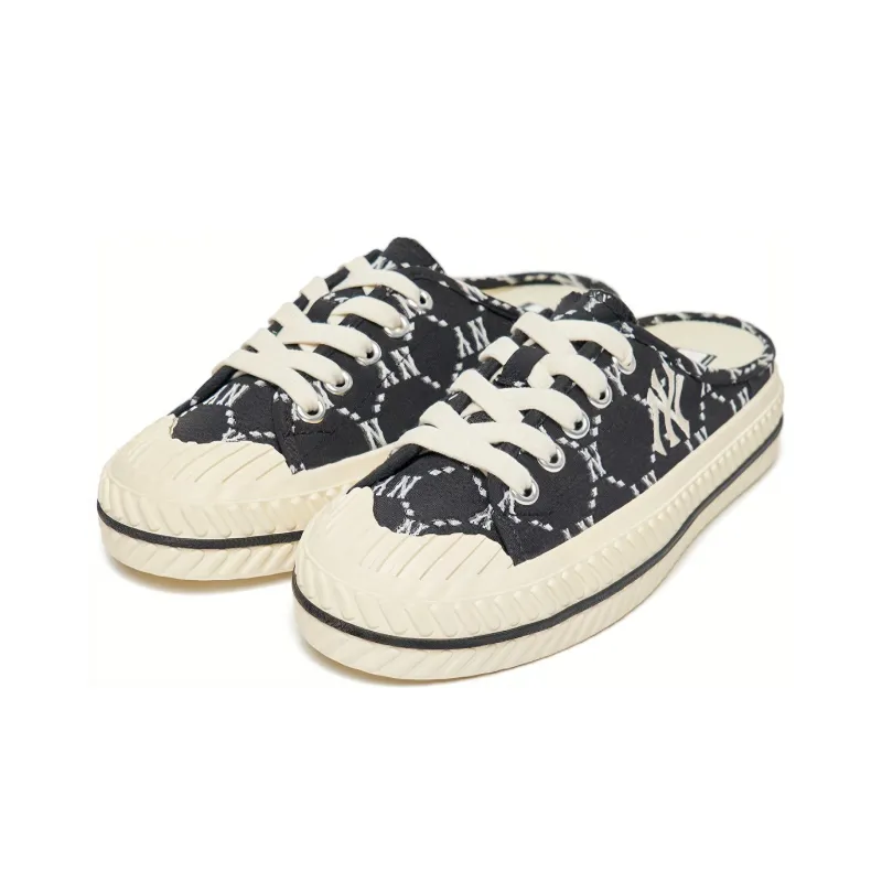 MLB Playball Mule Low Top Skateboard Shoes Unisex Black-2