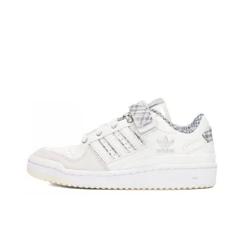 Adidas Forum Low Crystal White Plaid Women's