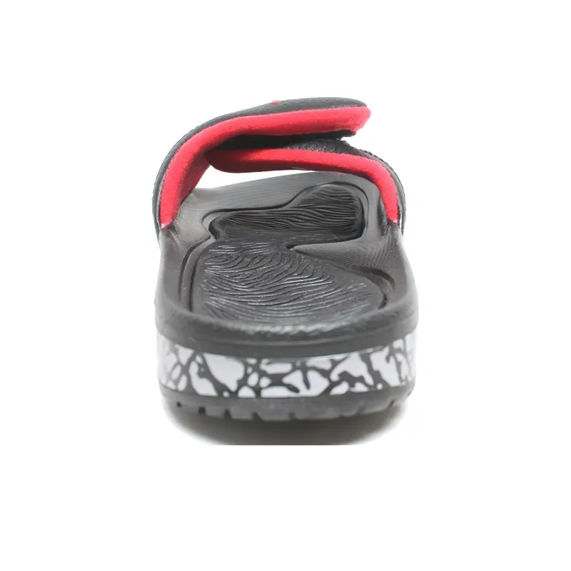 JORDAN Hydro Iii Retro 'Black Red' Slippers Gs-3
