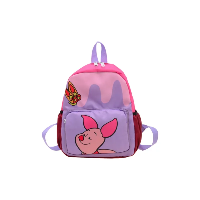 Disney Nylon Backpack Regular Unisex Winnie The Pooh And Friends/Winnie The Pooh/Purple-6