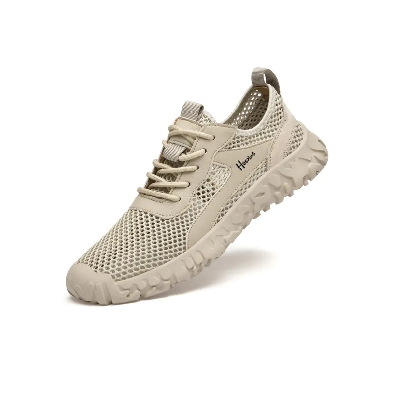Extravagant Breathable And Wear resistant Low Top Casual Shoes Men's Sand-2