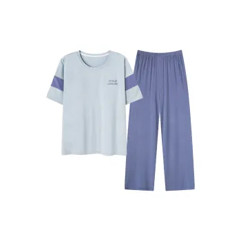 Follow The United States Pajama Set Women's Light Blue