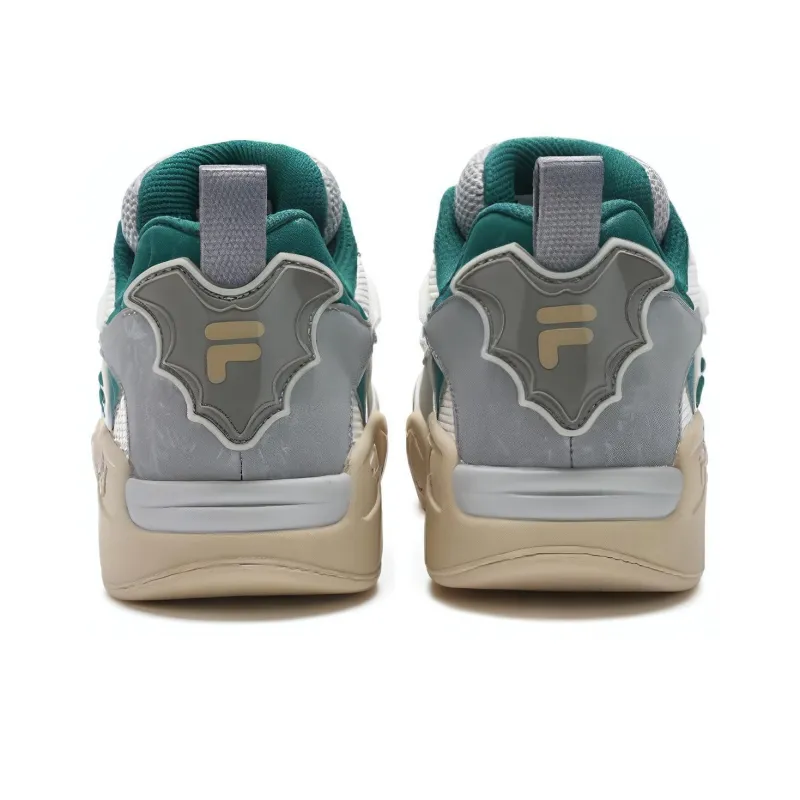 FILA Cushioning High Top Vintage Basketball Shoes Men's Gray Green-2