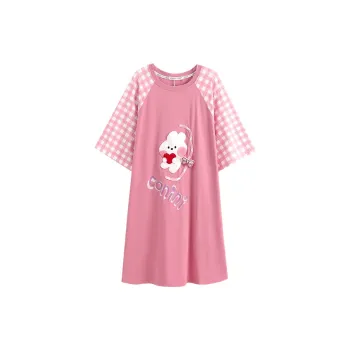 FENTENG Nightgown Women's Dusty Pink