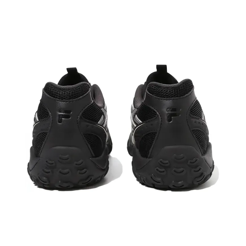 FILA Eschape Cushioning, Wear Resistant Low Top Running Shoes Unisex Black-3