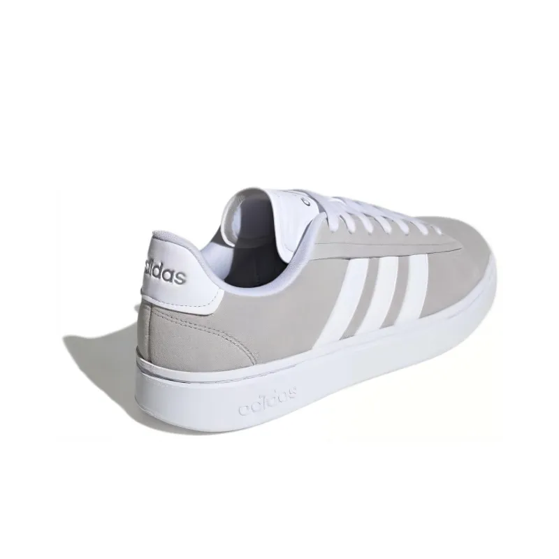Adidas Neo GRAND COURT Alpha Cushioning, Wear Resistant Low Top Skateboard Shoes Men's Gray-3