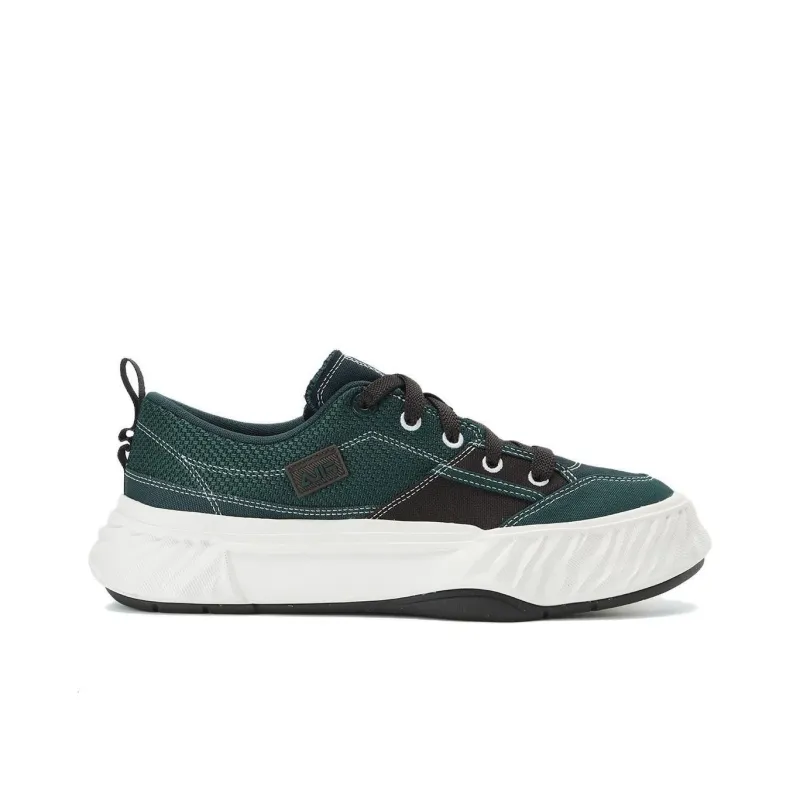FILA Fosso Anti Slip Wear Resistant Low Top Canvas Shoes Men's Green-1