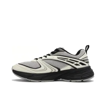 FILA Interrun Cushioning Anti Slip Wear Resistant Breathability Low Top Casual Running Shoes Unisex White