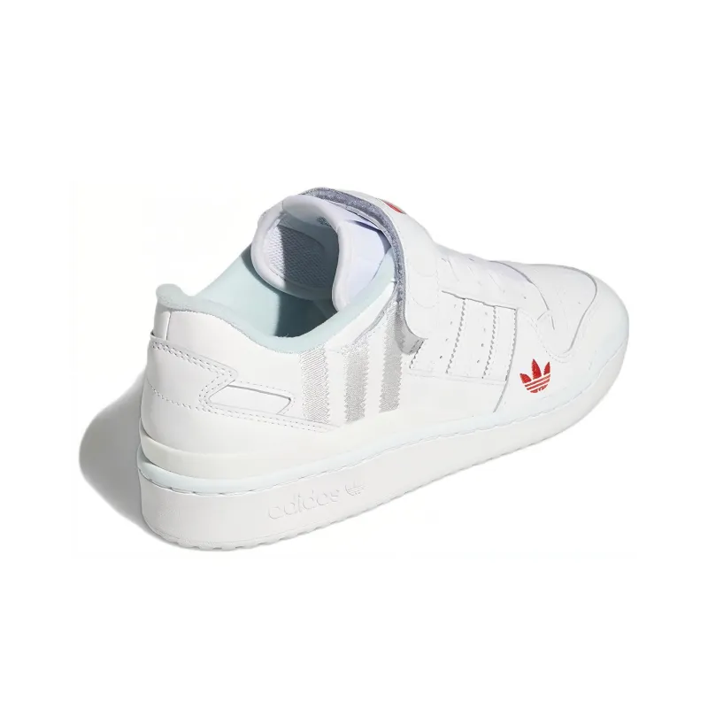 Forum Adidas Originals Low 'White Almost Blue'-3