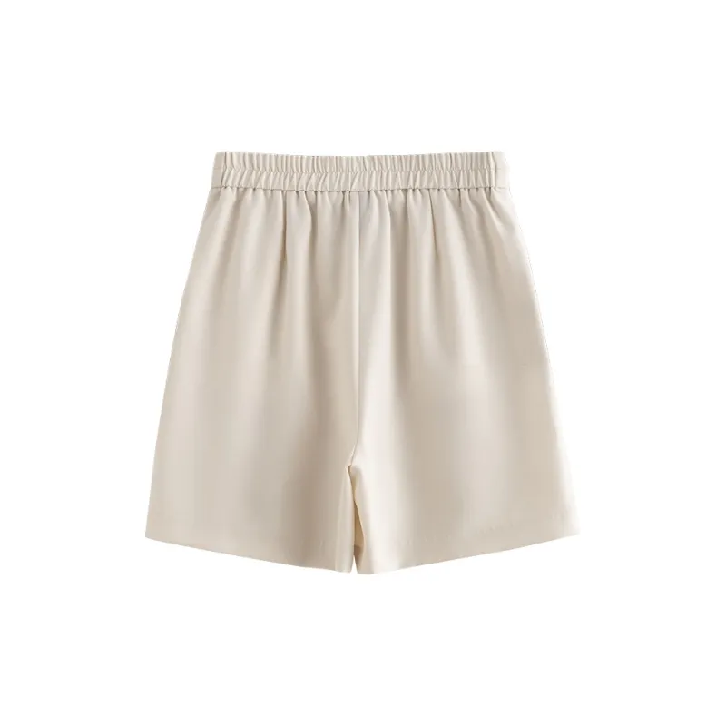 Initial Language Casual Shorts Women's-6