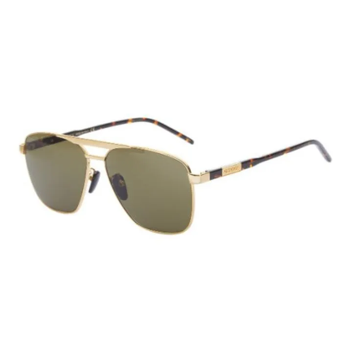 GUCCI Aviator Sunglasses Men's Gold-0