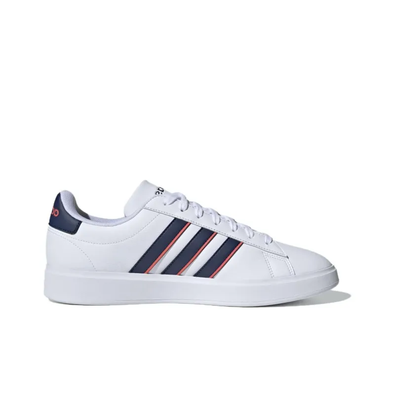 Adidas Grand Court Cloud White Dark Blue Preloved Scarlet-1