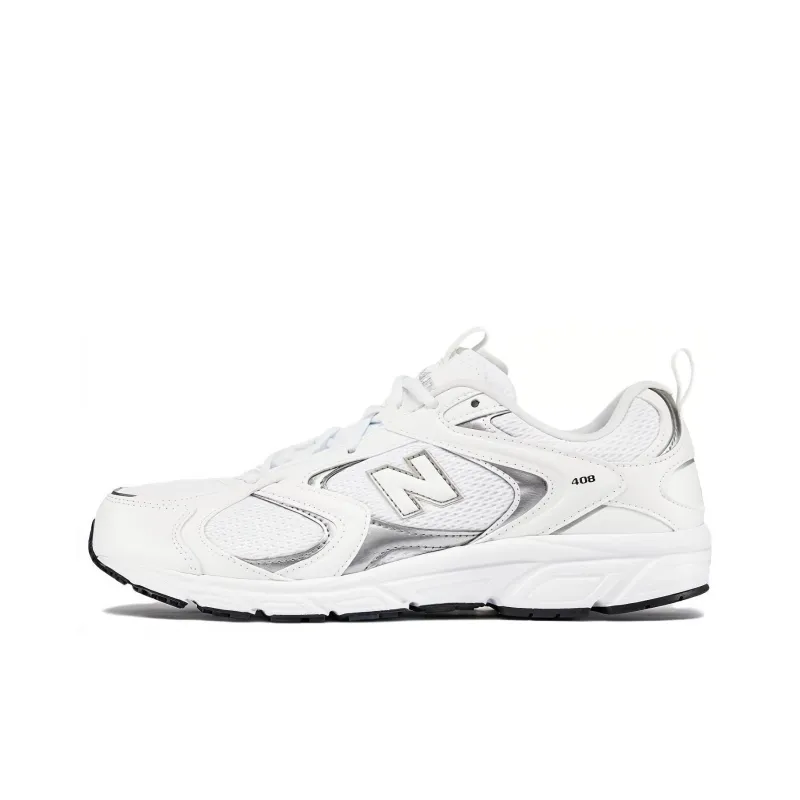 New Balance 408 White Silver-0