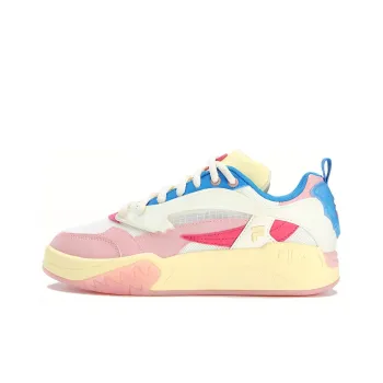 FILA FUSION Lifestyle Basketball Heritage Sneakers 'White Blue Pink' Women's