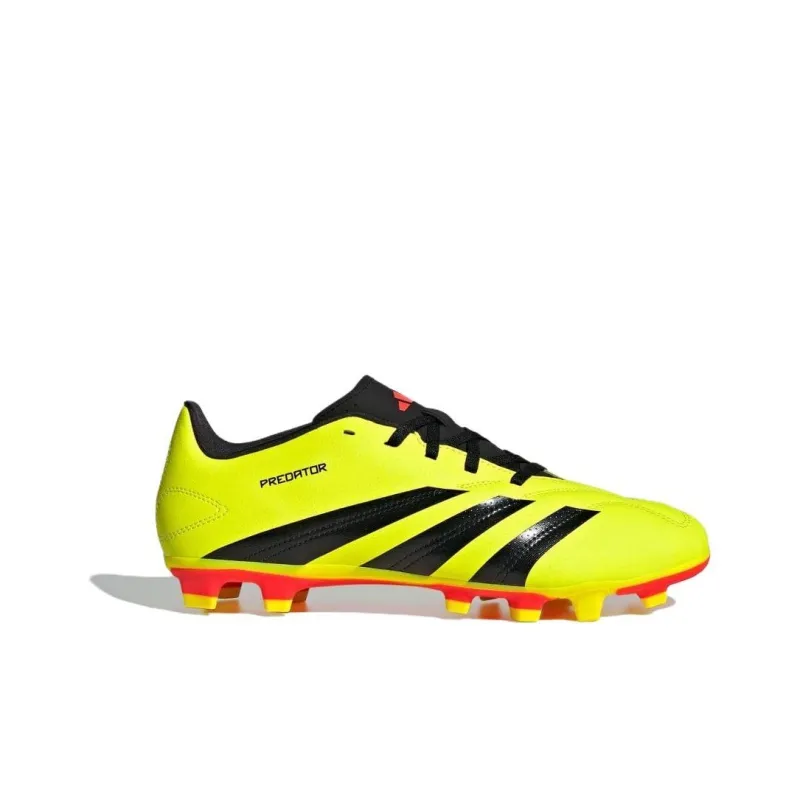 Adidas Predator CLUB MG Rubber Short Studs Cushioning Anti Slip Wear Resistant Breathability Soccer Shoes Unisex Yellow-1