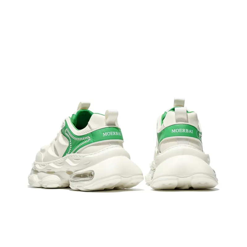 MOERBAI Breathable Lightweight Height Increasing Low-Top Chunky Sneakers Men's-8