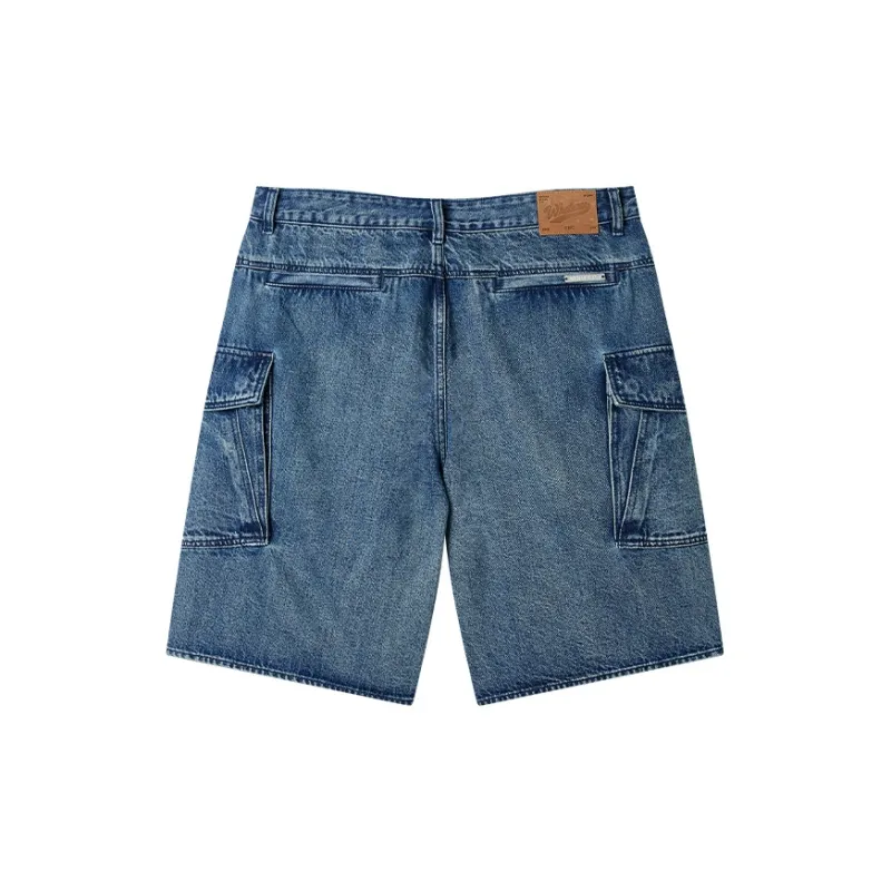 NPC Denim Shirt Shorts Set For Men-Distressed Unisex-9