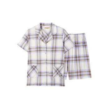 AUTUMNDEER Pajama Set Women's Lavender