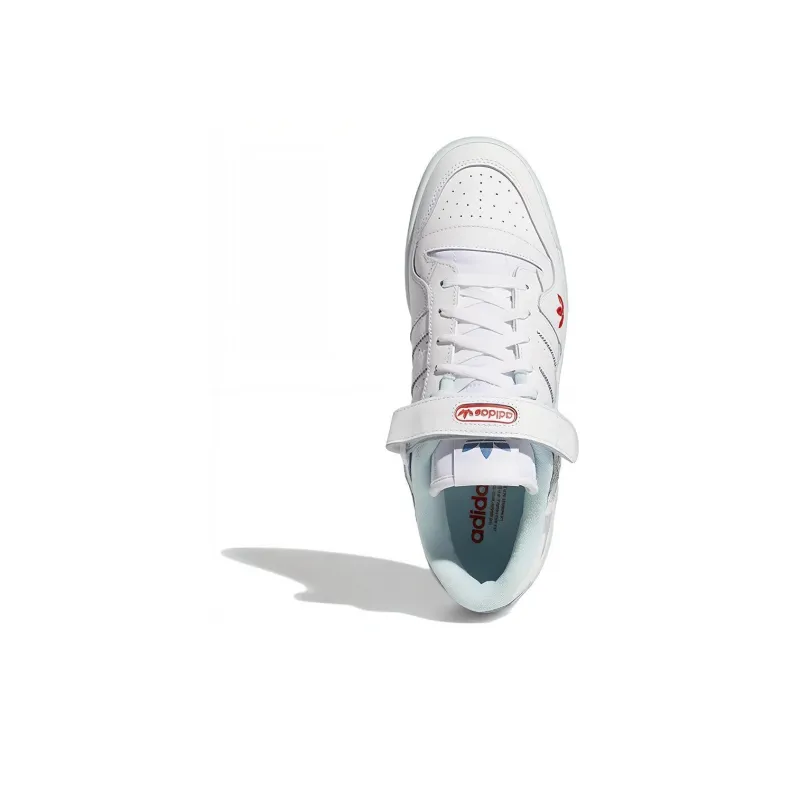 Forum Adidas Originals Low 'White Almost Blue'-4
