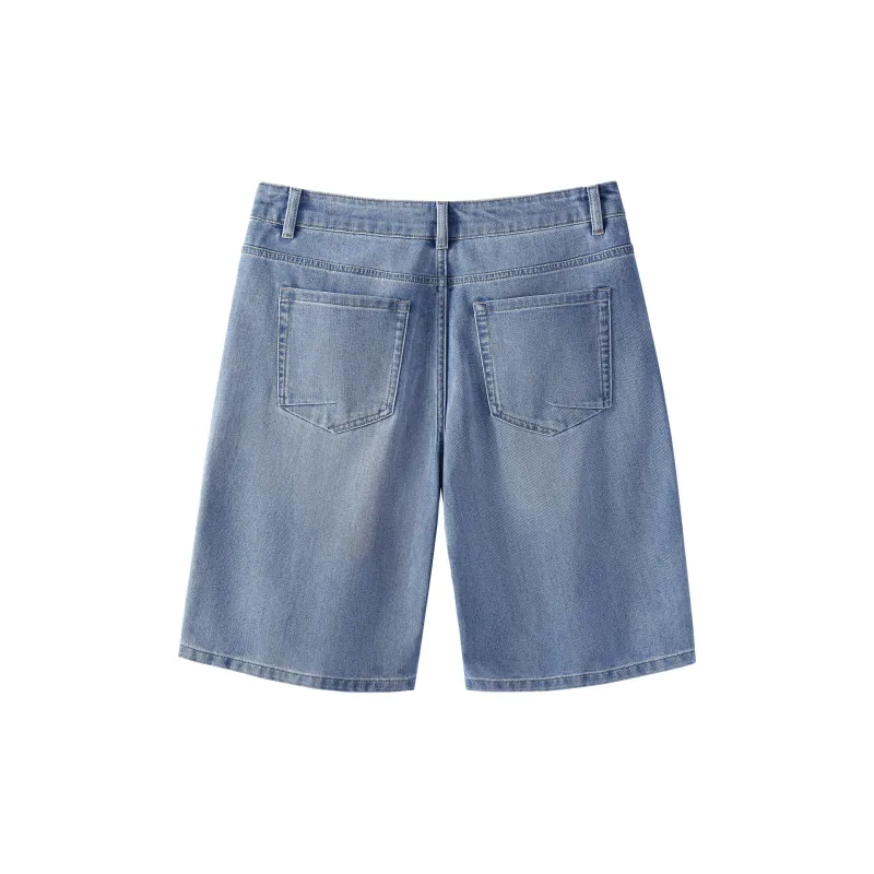 CAMEL Urban Function Series Denim Shorts Men Light Blue-1