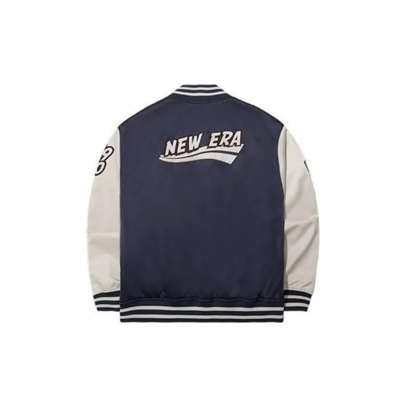 New Era Baseball Jacket Unisex Navy Blue-1