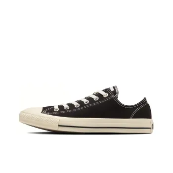 Converse All Star WORKSTITCHING OX Durable Breathable Low Top Canvas Shoes Unisex Black