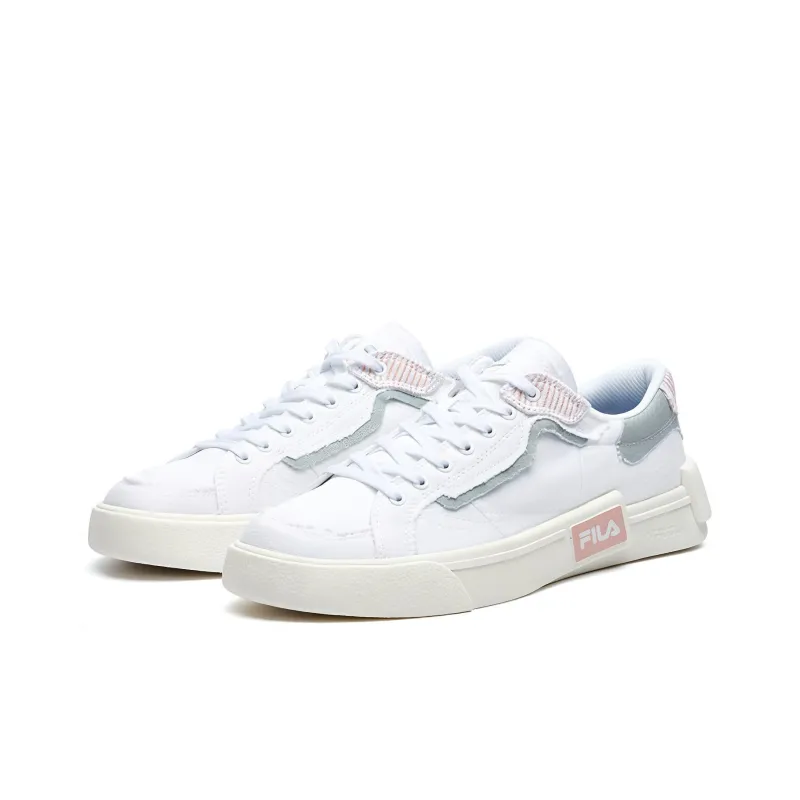 FILA FUSION Canvas Skate Shoes 'White' Women's-2