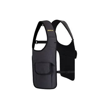 RIMIX Nylon Anti Theft Body Wallet Regular Unisex Black Gray Color/Navy Blue