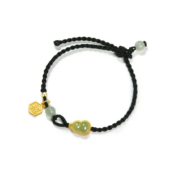 Far Mountain Joe Hetian Jade Bracelets Pale Greenish-White Jade Unisex