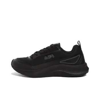FILA Abrasion Resistant Low Top Casual Running Shoes Unisex Black