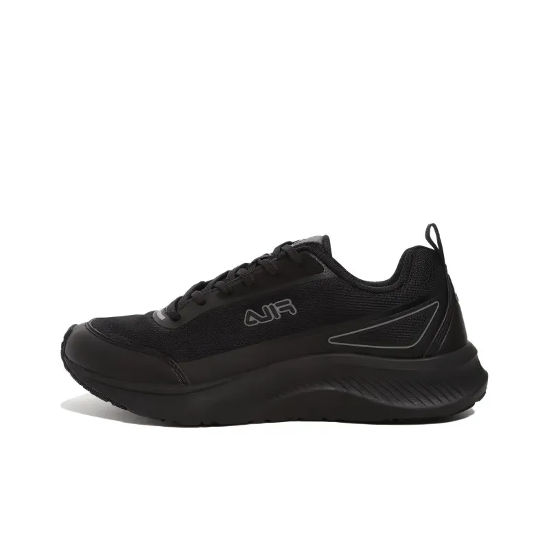 FILA Abrasion Resistant Low Top Casual Running Shoes Unisex Black-0