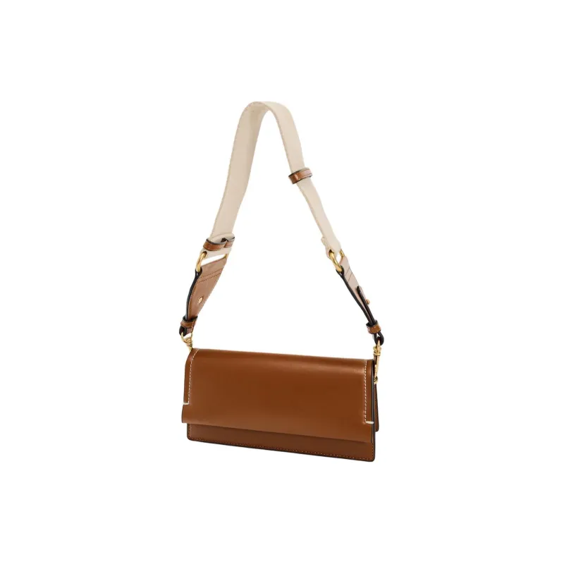 ZARA PU Shoulder Bag Crossbody Bag Mini Women's Brown-2