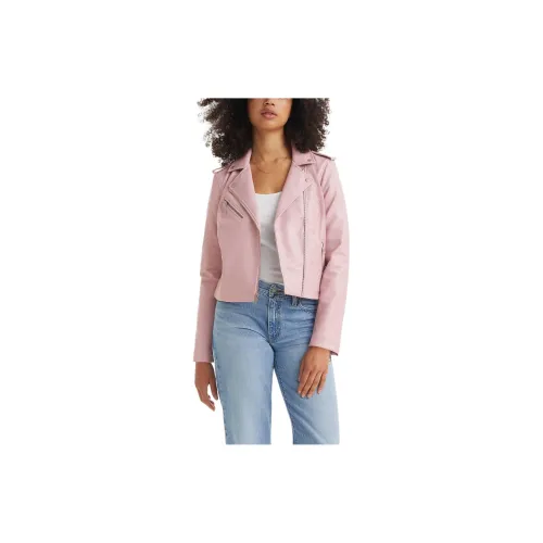 Levis Leather Jackets Women's Pink